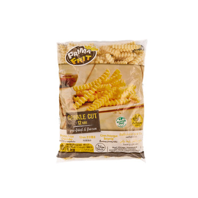 Zigzag Crinkle Fries Coated